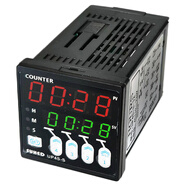 三棲虎延時(shí)時(shí)間繼電器自動(dòng)循環(huán)數顯智能倒工業(yè)用計時(shí)器定時(shí)器控制UP4S-S UP4S-S單段計時(shí)輸出