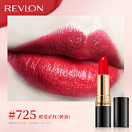 露華濃麗采保濕滋潤唇膏女士啞光黑管口紅4.2g不掉色美妝化妝品女彩妝 725#酷愛(ài)正紅（奶油質(zhì)地）