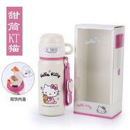 杯具熊保溫杯不銹鋼情侶杯子燜燒創(chuàng  )意商務(wù)水杯教師節禮品訂購 甜筒KT貓500ml+杯刷+杯套 1個(gè)單價(jià)