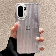 波沃姆 適用一加Ace6T手機殼新款Ace5瓦楞光柵透明殼ace3pro紋防滑強磁吸oneplusAce2超薄磨砂百搭保護殼 【全透明】高透裸感 光柵瓦楞殼 一加 Ace 6