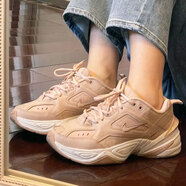 耐克（NIKE）厚底老爹鞋女鞋2025冬季新款M2K運動(dòng)鞋復古休閑鞋跑步鞋 AO3108-202肉粉色 35.5
