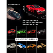 多卡合金車(chē)模型蘭博基tomica跑車(chē)仿真玩具車(chē)奔馳小汽車(chē)男孩 明黃色