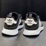 阿迪達(dá)斯 （adidas）三葉草男鞋夏季新款運(yùn)動鞋緩震輕便透氣休閑鞋跑步鞋 CQ2405黑白配色 44.5