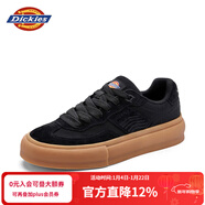 Dickies男士德訓鞋低幫休閑鞋男鞋透氣運動(dòng)休閑板鞋平底鞋 黑色 43