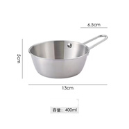 山頭林村備菜碗韓式烤肉餐具韓國米酒杯子朝鮮族延邊特色小碗姜妍備菜碗 13CM帶柄小碗400ml304本色 無(wú)規格