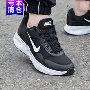耐克（NIKE）男鞋跑步鞋2025冬季新款WEARALLDAY緩震運動(dòng)鞋赤足休閑鞋 黑色白CT1729-001冬款保暖舒適 42
