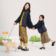 雪中飛2025秋新款女士葫蘆紋拼接輕薄羽絨服時(shí)尚百搭休閑戶(hù)外外套