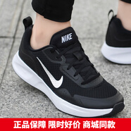 耐克（NIKE）男鞋 秋冬季新款運動(dòng)鞋REVOLUTION 7緩震耐磨網(wǎng)面跑步鞋休閑鞋 黑色/網(wǎng)面透氣 41