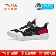 安踏（ANTA）兒童運動(dòng)鞋男女童跑步鞋冬季透氣網(wǎng)面舒適軟彈元氣跑鞋 黑/安踏白/經(jīng)典紅-4 39