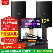 山水（SANSUI）PK10專(zhuān)業(yè)大功率ktv包房K歌卡拉OK音響會(huì )議套裝功放家用家庭點(diǎn)歌機唱K全套一體機商用舞臺酒店音箱 【推薦】PK12專(zhuān)業(yè)箱+U段話(huà)筒+效果器+點(diǎn)歌機