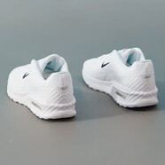 耐克（NIKE）男鞋 2025冬季新款運動(dòng)鞋輕便舒適休閑氣墊鞋緩震透氣跑步鞋子男 純白黑勾 /AIR MAX 44.5