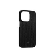 Evutec稀缺適用蘋(píng)果14pluspro手機殼芳綸纖維編織手機殼超輕蘋(píng)果半包手機保護套碳纖維紋男生 EVUTEC黑灰斜紋有磁吸芳綸纖維600D半包 iPhone14Pro