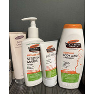 通用官方美國帕瑪氏妊娠紋預防淡化孕婦專(zhuān)用系列按摩膏面膜爽膚水護理 玻尿酸椰子油保濕面霜50g護理