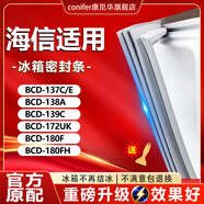 康尼華海信BCD137C/E 138A 139C 172UK 180F 180FH冰箱密封條門(mén)膠條 BCD-139C上門(mén)封條