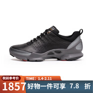 愛(ài)步（ECCO）【JD物流直達】健步鞋經(jīng)典款運動(dòng)休閑鞋男鞋情侶款BIOMC 51707黑色 42