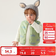 巴拉巴拉童裝兒童馬甲兩面穿背心2025新款秋冬裝羊羔絨上衣服男女寶寶衣服