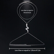 麥芭貝爾滿(mǎn)鉆蛇形胸鏈女歐美簡(jiǎn)約掛脖閃亮胸鏈夸張個(gè)性比基尼身體鏈chain 銀色