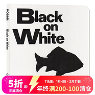 英文原版  Black on white 白看黑 紙板書(shū) 幼兒?jiǎn)⒚烧J知繪本圖畫(huà)書(shū) 吳敏蘭推薦 綠山墻