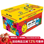 英文原版 奇先生妙小姐系列 Mr. Men and Little Miss 情商培養 幼兒英語(yǔ)啟蒙圖畫(huà)故事書(shū) Mr Men 48冊盒裝