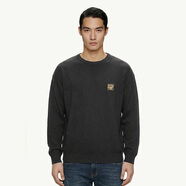 七匹狼本命年馬年提花圓領(lǐng)毛衣男新款含羊毛紅色針織線(xiàn)衫 001(黑色) M 165/84A