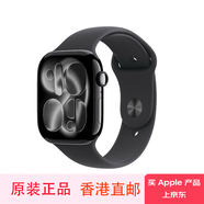 Apple【港版全新】蘋(píng)果手表Watch S11/Series 11智能手表運動(dòng)手表心率睡眠監測sos緊急聯(lián)系GPS版定位 【港版】Watch S11 亮黑色【6期免息】 GPS版 42mm S/M