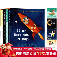 智慧小孩英文原版 Once there was a boy 4冊精裝 名家Oliver Jeffers 幽默暖心科普繪本 想象力 智慧 友誼友情 lost and found Lost and Fou