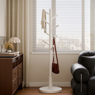 家逸實(shí)木衣帽架臥室衣架落地簡(jiǎn)約掛衣架家用臥室掛衣服架子