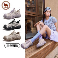 駱駝牌 女鞋戶(hù)外徒步登山鞋丑萌鞋休閑運動(dòng)鞋 P25A202027 紫色 35