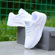 MRING奧利奧親子款超輕透氣休閑男鞋情侶款運動(dòng)板鞋女網(wǎng)夏季布鞋 新款純白男女款 35