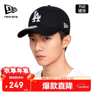 NEW ERA紐亦華MLB帽子男女棒球帽秋冬季LA硬頂940運動(dòng)保暖鴨舌帽13549157