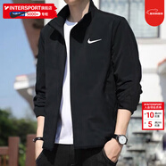 耐克（NIKE）外套男裝上衣 2026春季新款運動(dòng)服休閑透氣跑步立領(lǐng)速干百搭夾克 熱推/Dri-FIT經(jīng)典薄款/曬圖退10 偏小一碼 XL 【180】 體重150~170斤左右