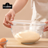 歐貴廚法國進(jìn)口玻璃碗帶蓋微波爐加熱專(zhuān)用耐高溫家用和面盆沙拉碗烘焙碗 【帶蓋】17cm(1L)打蛋碗（蒸烤蛋糕碗、水果碗）