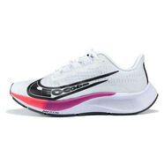 耐克（NIKE）登月zoom飛馬37跑步鞋體育生馬拉松運動(dòng)跑鞋男休閑鞋 飛馬37代白彩虹 36