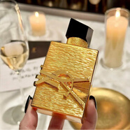 IYSL圣羅蘭YSL黑鴉片自由之水反轉巴黎香水女持久留香禮盒裝 自由之水圣誕限定90ML