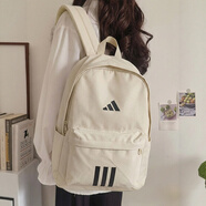 阿迪達斯（adidas）雙肩包男女 26新款運動(dòng)包女士旅行包大容量學(xué)生背包初高中書(shū)包 棕色/大容量/時(shí)尚 MISC