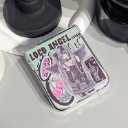 何健弓原創(chuàng  )個(gè)性哥特風(fēng)二次元女孩三星zflip7/6小折疊moto50U滴膠手機殼oppoN3華為PuraX小眾vivox榮耀Vmi 暗黑天使（無(wú)手鏈） 努比亞nubia Flip