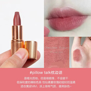 CHARLOTTE TILBURY新款 口紅唇膏啞光吻痕枕邊話(huà)1.1g小樣旅行裝 紅棕豆沙色顯白 枕邊話(huà) 溫柔裸粉色