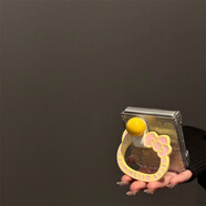 卡通可愛(ài)KT貓戒指支架華為PuraX折疊屏手機保護殼pocket2女小米MI 滿(mǎn)屏黃愛(ài)心KT貓+蝴蝶結戒指支架 榮耀MagicVFlip