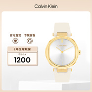 Calvin KleinCK手表雅致款皮帶女士腕表女神節新年禮物25200254