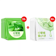 麗芝雅（LizeeaA）爆款麗芝雅黃瓜蘆薈面膜補水保濕滋潤護膚品廠(chǎng)家貨源批發(fā)面膜代發(fā) 20片蘆薈+30片黃瓜