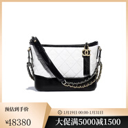 CHANEL香奈兒女包Gabrielle系列復古鏈條小牛皮流浪包單肩斜挎包A91810 Y61477 C0200白色預售