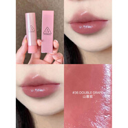 3ce韓國3CE好氣色潤唇膏水光釉面口紅唇彩提氣色鏡面玻璃唇持久 #36 DOUBLE GRAPE「山暮紫」