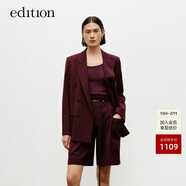 edition【明星同款】秋新款復古紅棕色女紳士西裝EBD3BLA002