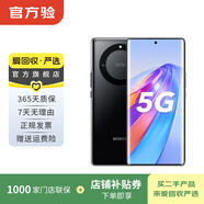 榮耀X40 二手手機 120Hz OLED硬核曲屏 5100mAh 輕薄長(cháng)續航國行優(yōu)惠券補貼 幻夜黑 8G+128G