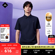 金林德伯格（J.Lindeberg）商場(chǎng)同款秋季新款GOLF防曬翻領(lǐng)T恤短袖情侶POLO衫男女52513Z022 PAF深黑藍 S