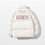 菲妮茉淑輕薄90白鴨絨羽絨服女冬季韓系學(xué)院風(fēng)潮牌大學(xué)生保暖加厚立領(lǐng)外套 米白色商場(chǎng)品質(zhì)版加厚 S S