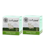 ZXH 品牌 BRO?品牌授權澳大利亞Spring leaf綠芙羊胎盤(pán)素綿羊油面霜乳液100g 羊胎素綿羊油100g 2瓶