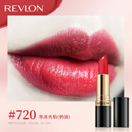 露華濃麗采保濕滋潤唇膏女士啞光黑管口紅4.2g不掉色美妝化妝品女彩妝 720#寒冰火焰（奶油質(zhì)地）