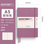 山頭林村燈塔EUCHTTURM1917硬面綁帶筆記本05色商務(wù)辦公無(wú)酸紙A5 臟硬封皮空白A505年色