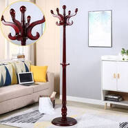 819時(shí)尚創(chuàng  )意環(huán)保實(shí)木衣帽架落地式臥室內立式晾衣掛衣架 SQ-9圓盤(pán)色